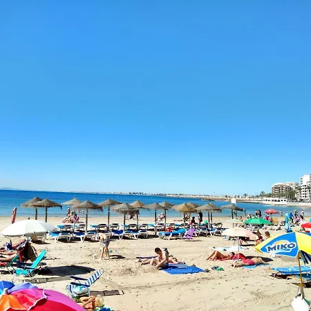 Lovely Beach With A Communal Roof Pool Torrevieja